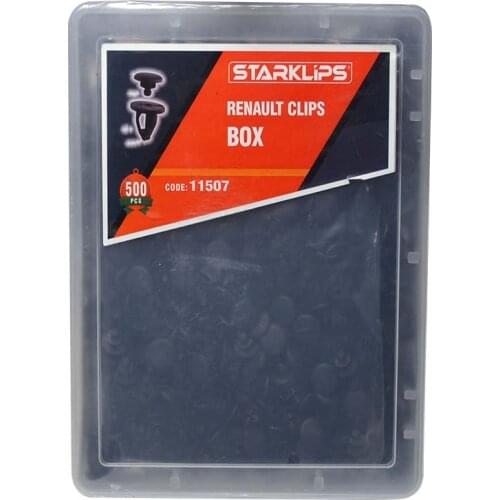 Set Box Clip Luggage 7703077434 Renault 500 Parts + Car fastener for-Push Pin-Trim Rivet