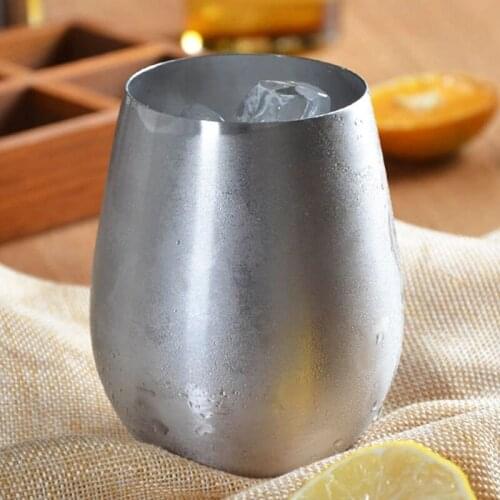500ml Stainless Steel Beer Mugs Sliver Wine Tumbler Cups For Cocktail Coffe Cup Metal Drinking Mug for Bar Drinkware Coffee Mug