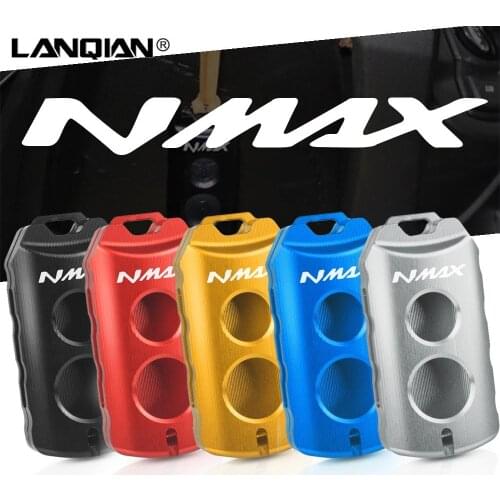 Motorcycle Aluminum Remote Control Key Shell For Yamaha NVX 125 155 NMAX 125 155 XMAX 125 250 300 400 Aerox 155 QBIX Accessories
