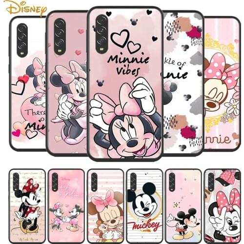 Pink Minnie Cartoon Cute for Samsung Galaxy A90 A80 A70 A60 A50 A40 A20E A2Core A10S A10E Silicon Soft Phone Case