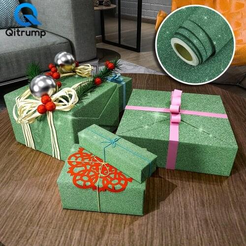 Glitter Wallpaper Furniture Decorative Film Bedroom Living Room Cupboard Wardrobe Self Adhesive Waterproof Stickers Packed Paper