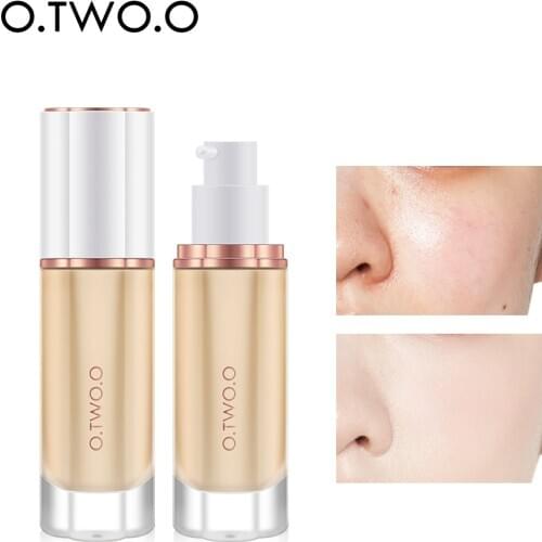 O.TWO.O Makeup Foundation Matte Cosmetics For Face Concealer Full Covering Moist Liquid Foundation Natural Whiten Makeup Base