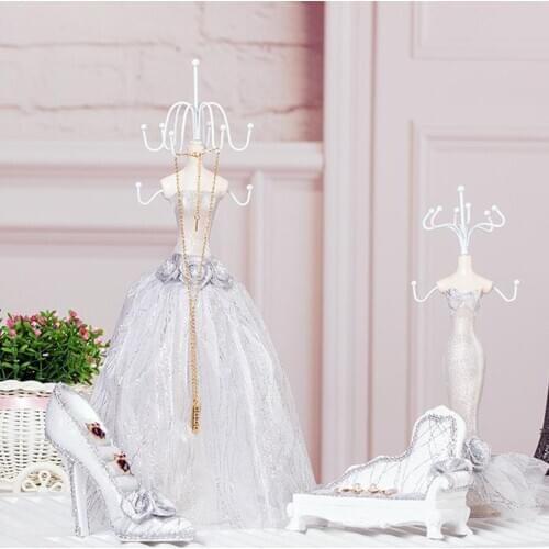 Jewelry Display Stand Earring Ring Holder Hanger Jewellery Organizer Tidying