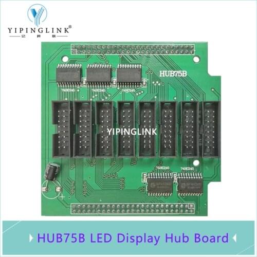 Full color LED screen HUB75B led hub board 1-16 scan led cabinet receiver hub board support all brands