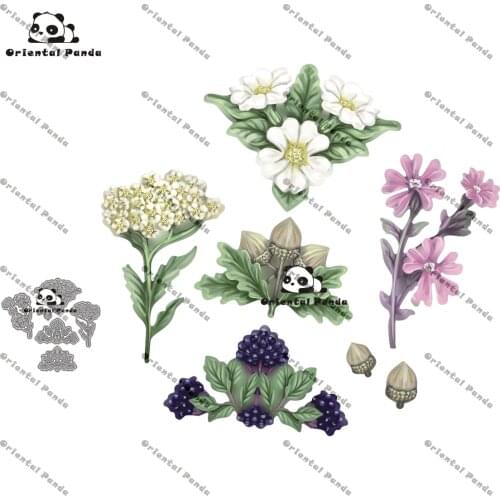 New Dies 2021 Camper Van Metal Woodland wildflower Dies diy Die hoto album cutting die Scg new die for cuttinrapbooking 2021