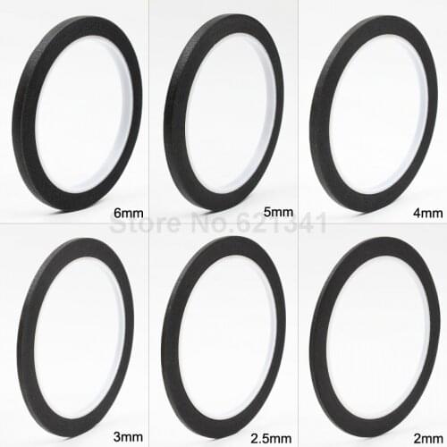 Blackn Making Supplies Masking Tape & Nail Art Tape 1mm 1.5mm 2mm 2.5mm each 10rolls