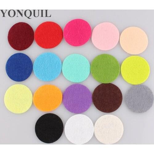 Many Color 4.0CM Round Felt Accessory Patch Circle Felt Pads,DIY Flower Material,1000PCS/LOT