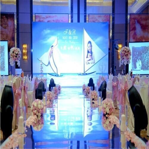 Wedding Centerpieces favor white color Mirror Carpet Aisle Runner 1M 1.2M 1.5M 2M wide wedding backdrop dance floor Decoration