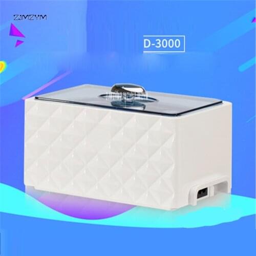 D-3000 Ultrasonic Bath Cleaner 0.45L Tank Baskets Jewelry Watches Injector Ring Dental 35W Mini Ultrasonic Cleaner 220V/50 Hz