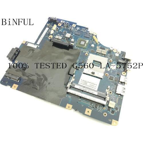 BiNFUL ,100% NEW, NIWE2 LA-5752P Z560 LAPTOP MOTHERBOARD FOR LENOVO G560 MAINBOARD.GT310M GPU (compare before order)
