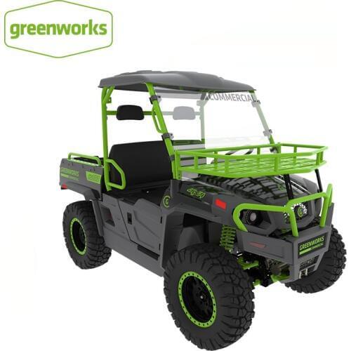 Greenworks New All Terrain Adaptation Multi-Function Off-Road Vehicle 82V Lithium Battery Driven Utility Vehicle Transport Car