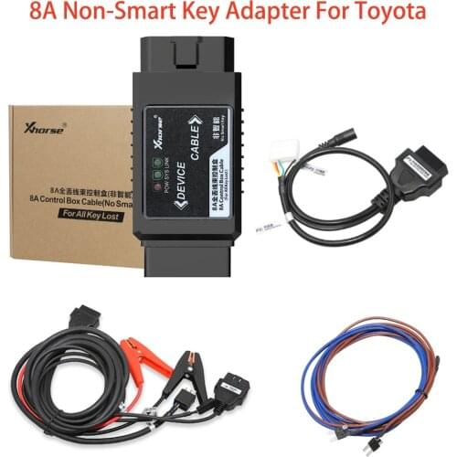 Xhorse VVDI For Toyota 8A Non-Smart Adapter 8A Control Box Cable without Disassembling IMMO BOX For All keys lost High quality