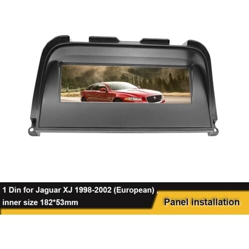 1 Din CD Frame Radio Fascia For JAGUAR XJ 1997-2003 Size 182x53mm Stereo Panel Dash Installation Bezel Trim