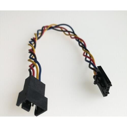 10pcs/lot 5Pin Female to 4Pin Male Socket Adapter JACK PWM Cooling Fan Power Extension Cable For DELL PC