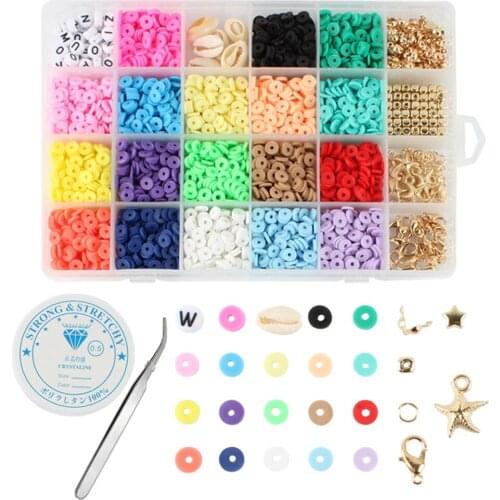 24Gird Mix for Resin DIY Supplies Nails Art Polymer Soft Clay Accessories DIY Filler For Bracelet