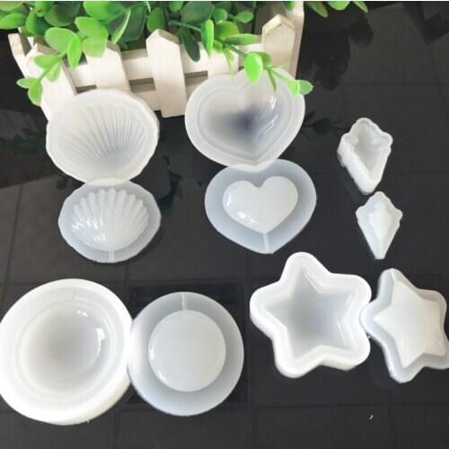 5 types of hollow quicksand glue dropping mould for mobile phone case key chain pendant