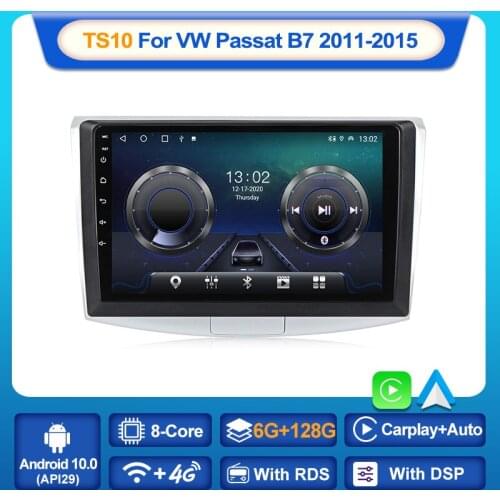 MEKEDE 6+128GB 4G LET Car GPS Navigation DVD Multimedia Player For VW Volkswagen Passat B7 B6 2011-2015 DSP RDS Stereo Player BT