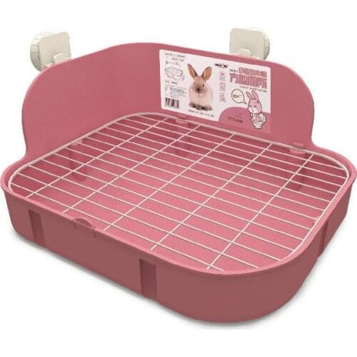 Large rabbit toilet pet rabbit square toilet chinchilla guinea pig toilet special toilet for guinea pigs