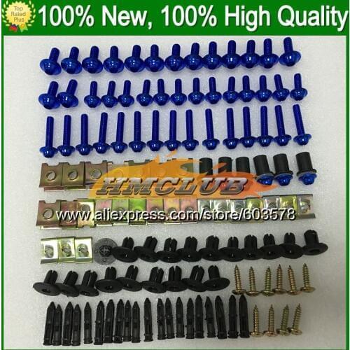 Fairing bolts full screw kit For HONDA CBR1100XX Blackbird 96 97 98 99 00 01 02 03 04 05 06 07 1100XX CL128 Nuts bolt screws Nut