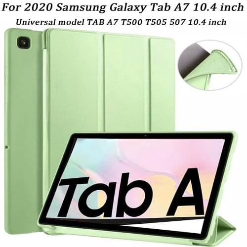 For 2020 Samsung Galaxy Tab A7 10.4 inch SM-T500 T505 / 507 Tablet Adjustable Folding Stand Cover for Samsung Galaxy TAB A7 Case