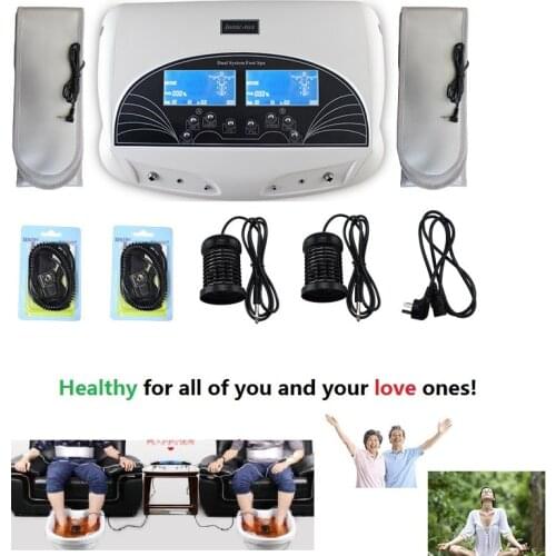 Factory price CE Dual Foot detox spa Dual Ionic Cleanse Detox Machine Foot spa device body health ion detox spa device YX-802D
