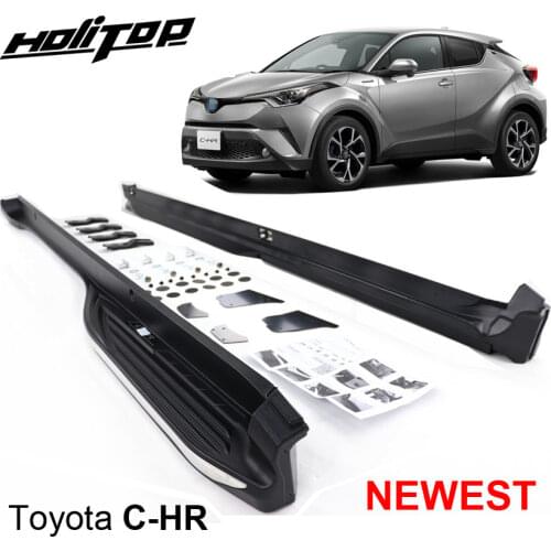 HOT running board side step pedal nerf bar for toyota CHR C-HR 2017 2018 2019 2020, made in great factory, very popular in China