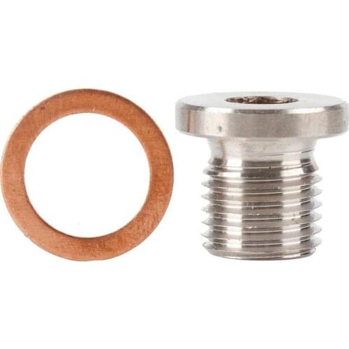 M12 1.25mm Oxygen O2 Lambda Sensor Blanking Plug Cap Bang Motorcycles Lambda Sensor Blanking Plug Cap Cars Accessory