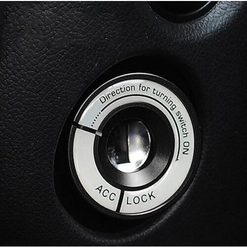 New Fashion Style Luminous Ignition Switch Cover For Skoda Octavia A5 A7 Fabia Superb Rapid Yeti Car Interior Accessories
