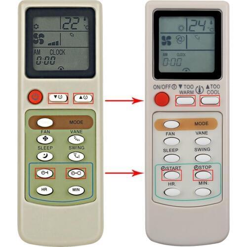 Conditioner air conditioning remote control for mitsubishi EG9C S-09H S-12H S-18H S-24H MSH-07NV -09NV MS-18NV MS09NW KT3L004