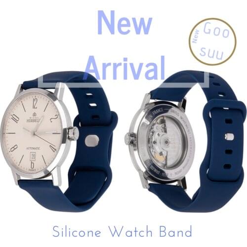 For Samsung Galaxy watch active2 20 22 Silicone Sport Adjustable Belt Single Button Strap for Apple Watch SE Series 6 Wristband