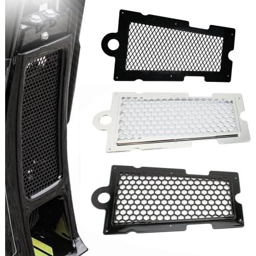 Motorcycle Honeycomb Mesh Radiator Guard Grille Oil Radiator Shield Protection Cover For Harley Softail Fat Boy Street Bob FXLR