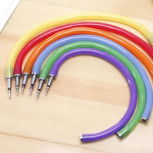 Bracelet Ball Pen Flexible Ballpoint Pen Creative Stationery Cute Soft Magic Bendy Bangle Pen Stationery School Office Kid Gifts