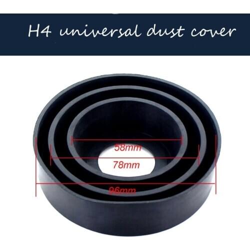 Universal rubber sleeve for H4 LED headlights
