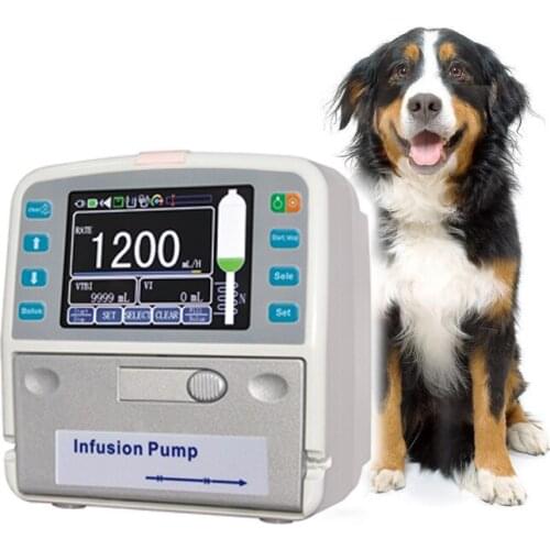 Veterinary Intravenous Infusion Set Single Channel Medical Clinic Pet Animal Adjustable Speed Heating