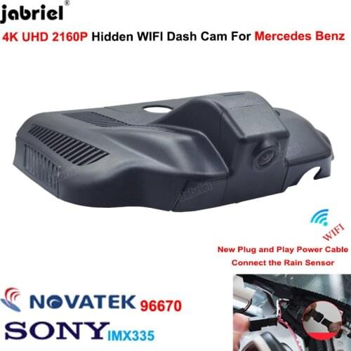 4K Dash Cam New Car DVR Camera for Mercedes Benz A Class A200 A220 A250 w177 for Mercedes cla 35 45 gla 45 35 amg w118 x156