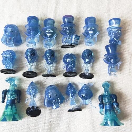 Disney The Haunted Mansion Of Cute The Bride/Opera Singer/Hatbox Ghost/Jerrod Maruyama Vinyl Figure Toy 3"