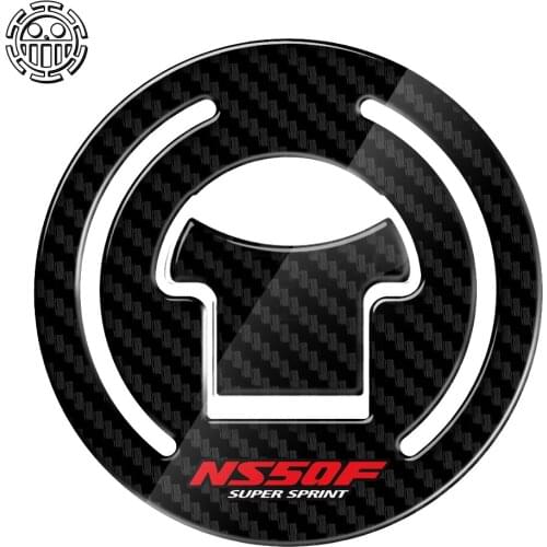 Tank Cap Cover Pad Carbon-look Motorcycle Sticker Fuel Gas Cap Protector Decals Case for HONDA NS50F Super Sprint NS 50F 1990