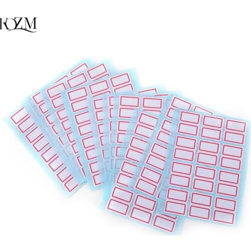 12 Sheets 1 Pack Self Adhesive Sticky White Label Writable Name Stickers Blank Note Labels Stationery