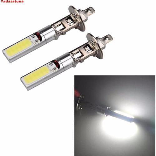 2Pcs/Lot white High Power H1 H3 881 880 LED 20W Cob led Super Bright Car Vehicle LED White Day Driving Fog Light Bulb Lamp
