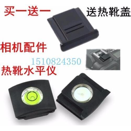 2in1 1set 10PCS Bubble Spirit Level Hot Shoe Protector Cover + 10PCS Hot Shoe Cover BS-1 BS1 for Nikon Df D4 D7100 for Canon