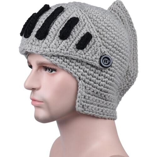 2020 Roman Knight Knit Style Winter Woolen Hat Men Women Beanie Hat Ladies Knitted Hat Cashmere Autumn Solid Bonnet Winter Hats