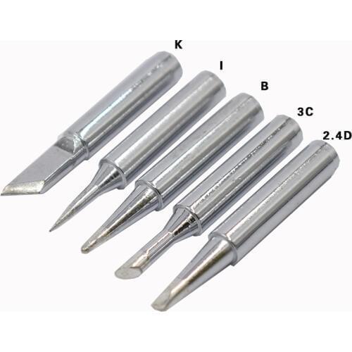 5pcs New Lead Free Soldering Iron Tips Replacement For Soldering Repair Station and soldering iron kit