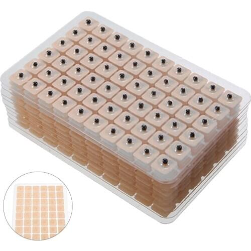 600pcs Relaxation Ears Stickers Therapy Needle Patch Auricular Auriculotherapy Vaccaria Ear Massage Care Sticker