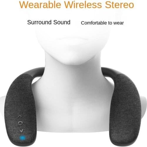 Neck-mounted Bluetooth Speaker Portable High-definition Noise Reduction Box 360-degree Stereo Sound Quality Surround