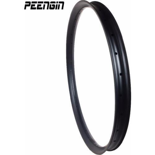 Wider Carbon 27.5er 40mm MTB Rims 30mm Depth chinese wholesaler Clincher Hookless Tubeless Compatible for XC Mountain Wheels kit