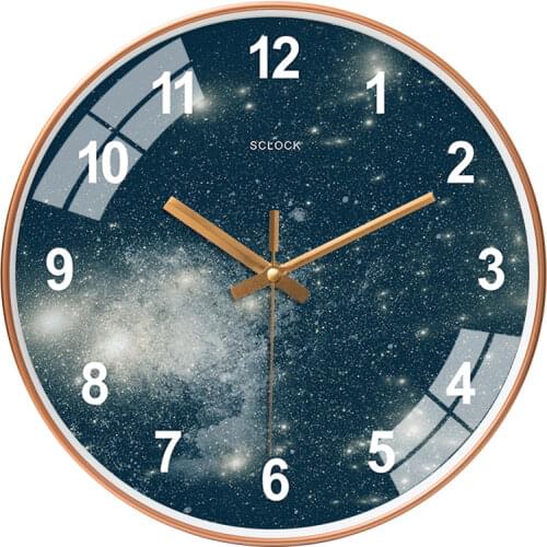 30CM Large Nordic Wall Clocks Modern Creative Star Silent Bedroom Clocks Wall Home Decor Kitchen Clock Duvar Saati Gift FZ925