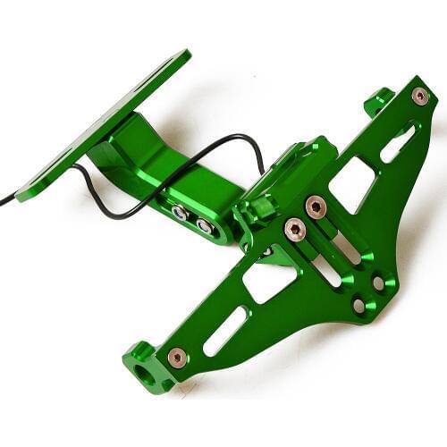 For Kawasaki ZX6R ZX7R ZX9 ZX10R ZX12R ZX14R VERSYS 650 1000 ZXR 750 ZZR 250 400 600 1100 1200 ZRX License Plate Holder Plate