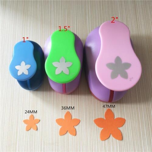 Bloom (8mm,15mm,24mm,36mm,47mm)cortador de papel de scrapbook Petal shape craft punch child gift foam cutter Flower hole punches