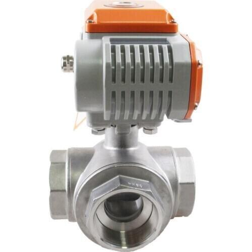 HSH-Flo 2" DN50 110VAC 3 Way T Port Motorized Ball Valve,Electrical Ball Valve