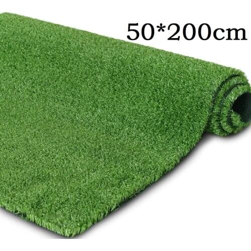50X200cm Artificial Grass Turf -Indoor Outdoor Garden Lawn Landscape Synthetic Grass Mat - Thick Fake Grass Rug